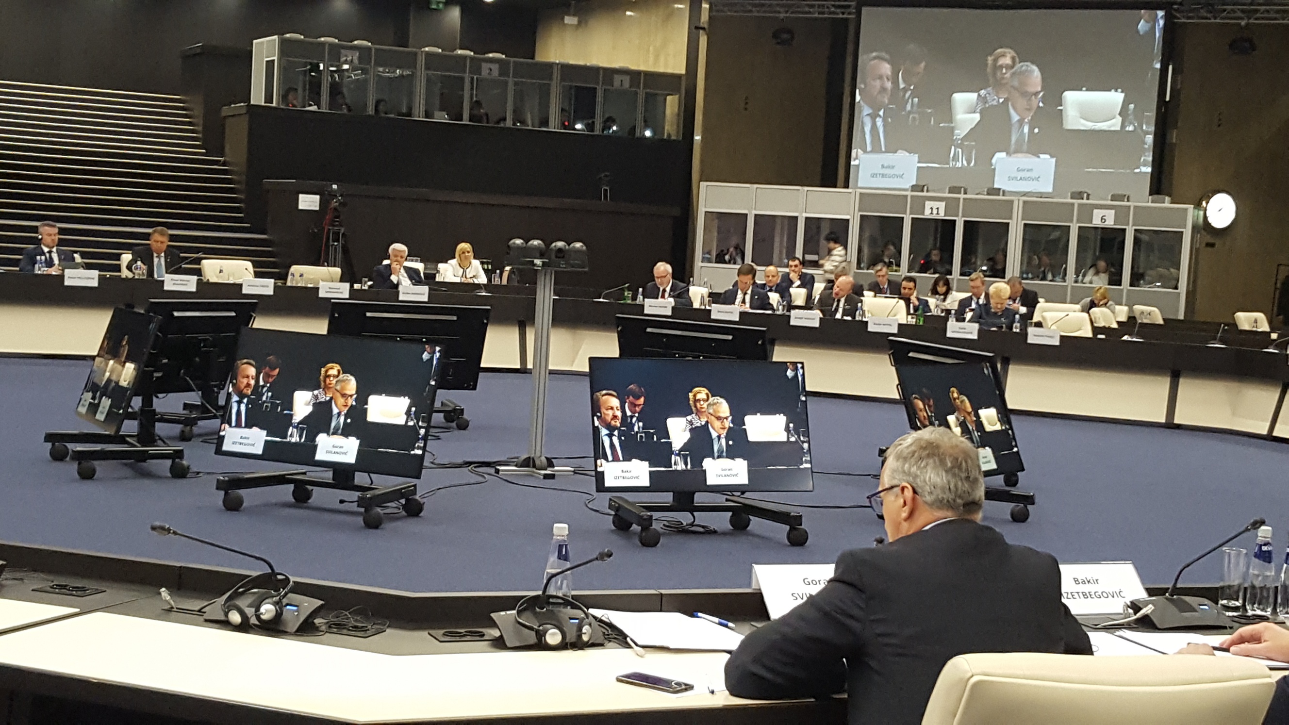 RCC Secretary General Goran Svilanovic speaking at the EU-Western Balkans Summit hosted by the Bulgarian Presidency of the Council of the EU, in Sofia on 17 May 2018. (Photo: Vesselin Valkanov)