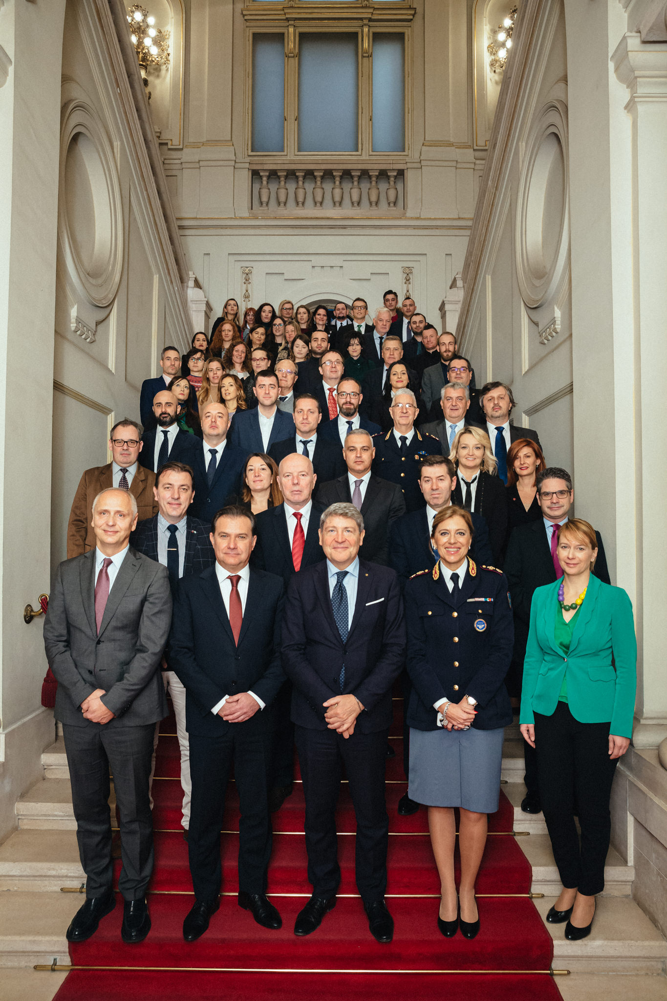 Participants of the Regional Response to Security Challenges in South East Europe conference, held in Trieste on 5 December 2019 (Photo: RCC/Matej Kolakovic)