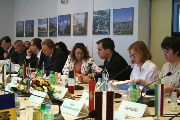 Meeting of the RCC Board, Sarajevo, BiH, 16 September 2010. The RCC Board meets quarterly and provides the RCC with operational guidance and supervision. (Photo RCC/Selma Ahatovic-Lihic)