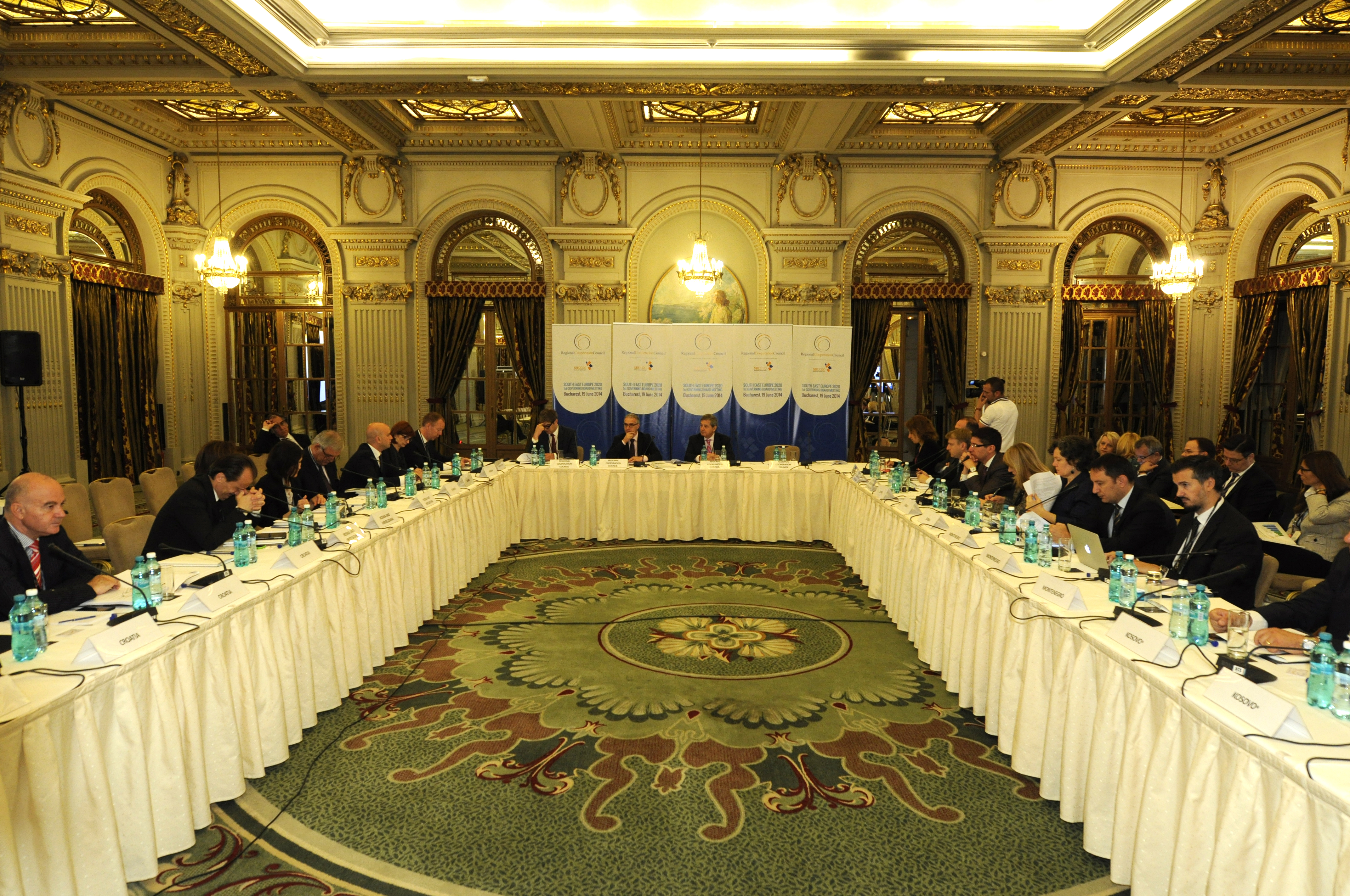 The first meeting of the RCC South East Europe 2020 Strategy's Governing Board takes place in Bucharest, Romania, on 19 June 2014. (Photo: RCC/Dejan Miholjcic)