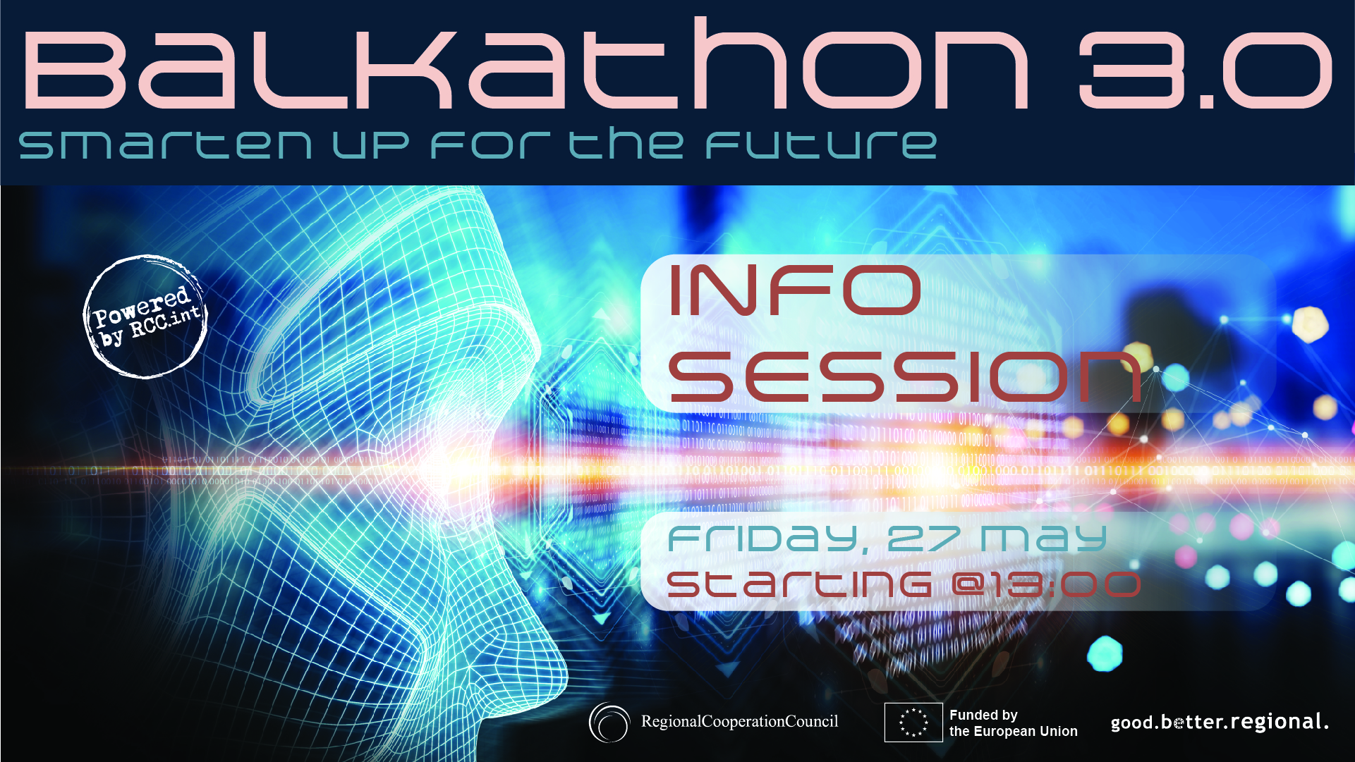 Balkathon 3.0 Info Session to take place on Friday, 27 May 2022 (Design: RCC/Samir Dedic)