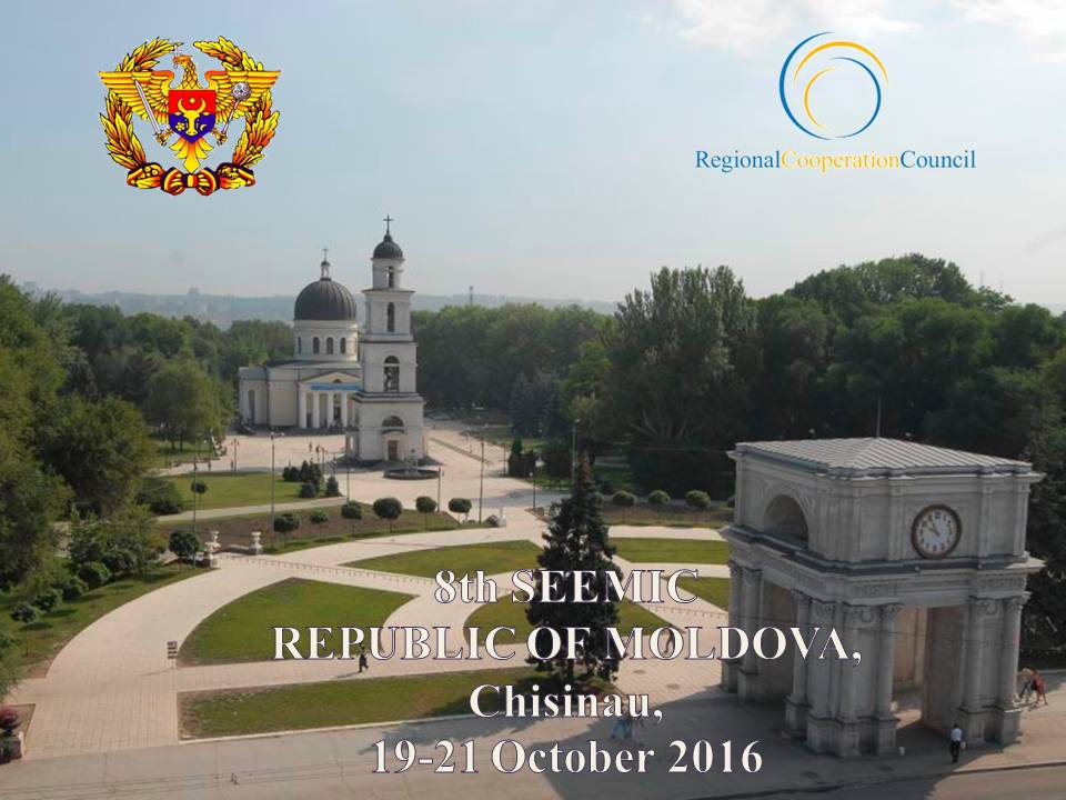 8th  South East Europe Military Intelligence Chiefs (SEEMIC) forum in Chisinau, Moldova on 20 October 2016 (Photo: Ministry of Defense Moldova)
