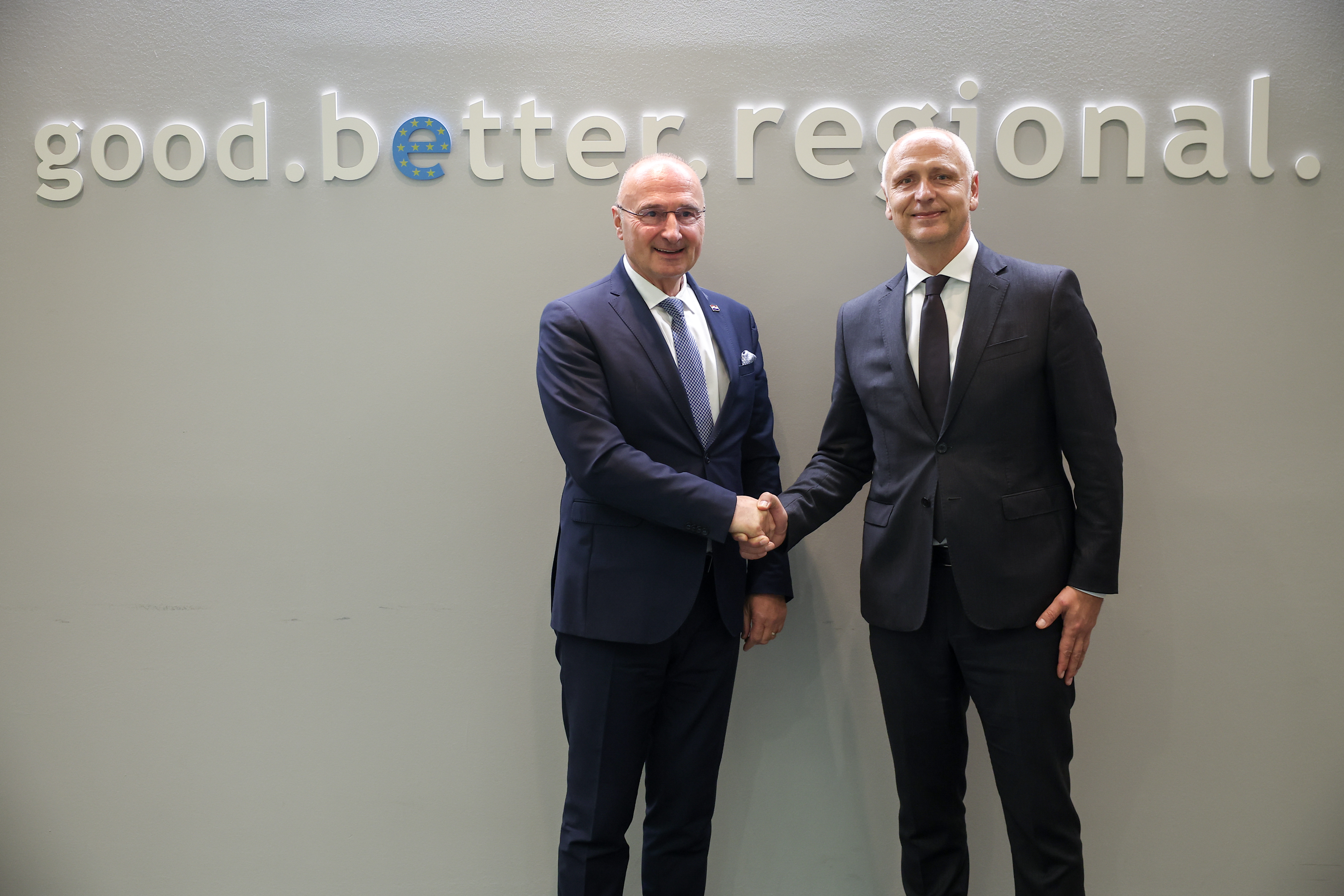 Minister of Foreign and European Affairs of Croatia, Gordan Grlić Radman visited Regional Cooperation Council and met with Secretary General Amer Kapetanovic on 4 November 2025 (Photo: RCC/Armin Durgut)