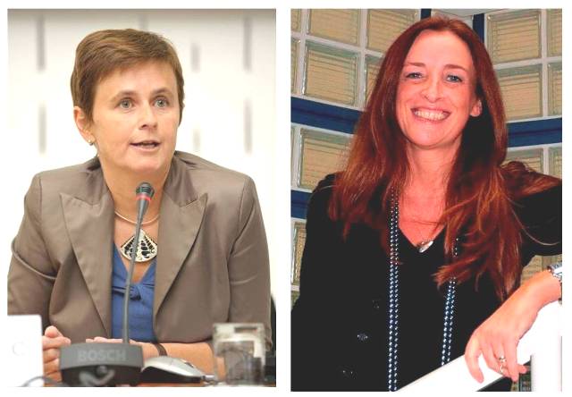 Ulrike Damyanovic and Simona Rinaldi, European Training Foundation (ETF), Turin, Italy (Photo: courtesy of Mss Damyanovic and Rinaldi)