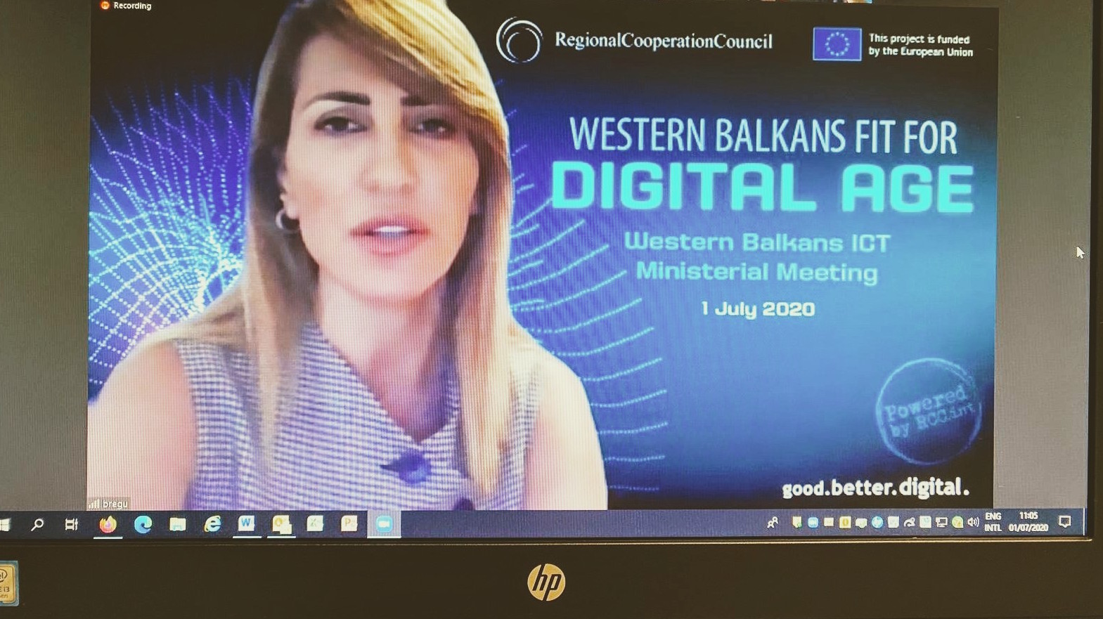 RCC Secretary General Majlinda Bregu hosting Western Balkans ICT Ministerial Meeting: ‘Western Balkans fit for Digital Age’ (Photo: RCC/Emina Basic)