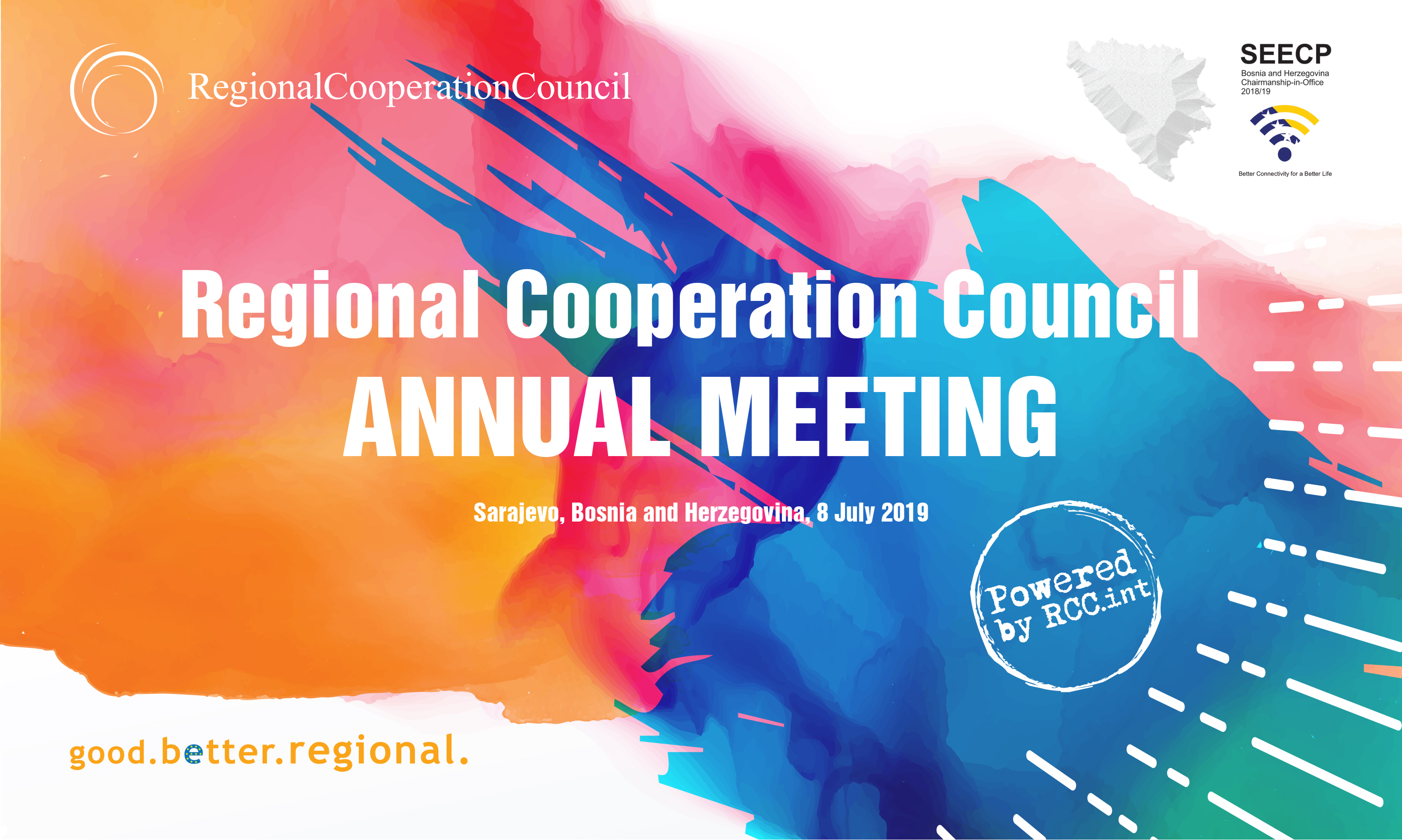 The Annual meeting of the Regional Cooperation Council (RCC) will take place on 8 July 2019 in Sarajevo, Bosnia and Herzegovina (Illustration: RCC/Sejla Dizdarevic)