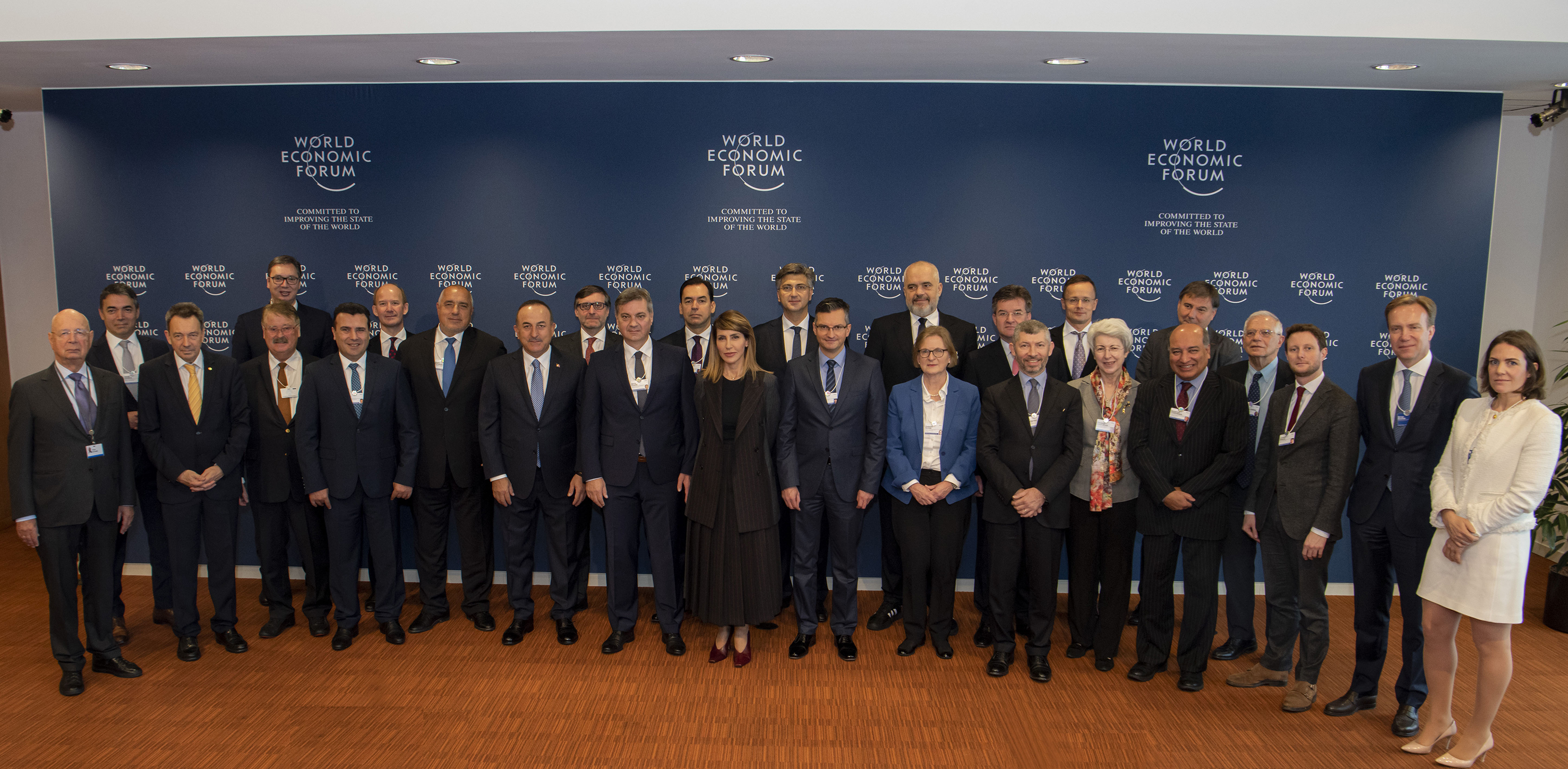 Secretary General of the Regional Cooperation Council at the Western Balkans leaders meeting, held in Geneva on 8 November 2019 (Photo: Courtesy of World Economic Forum) 