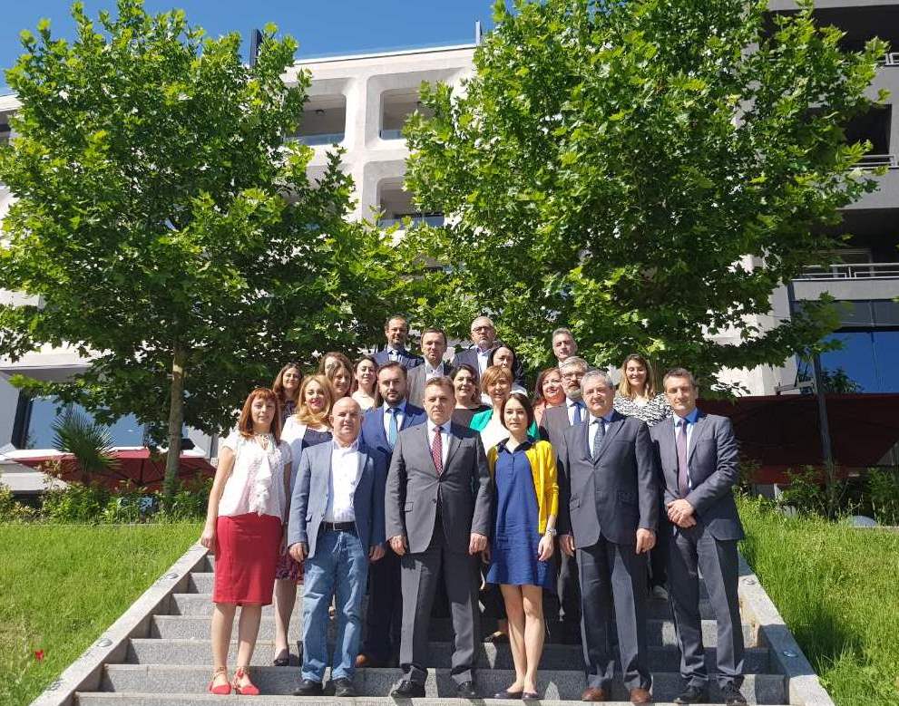 Participants of the 7th meeting of the RCC-led Regional Working Group on Environment (RWG Env) in Skopje, 30 May 2018 (Photo: RCC/Nadja Greku)