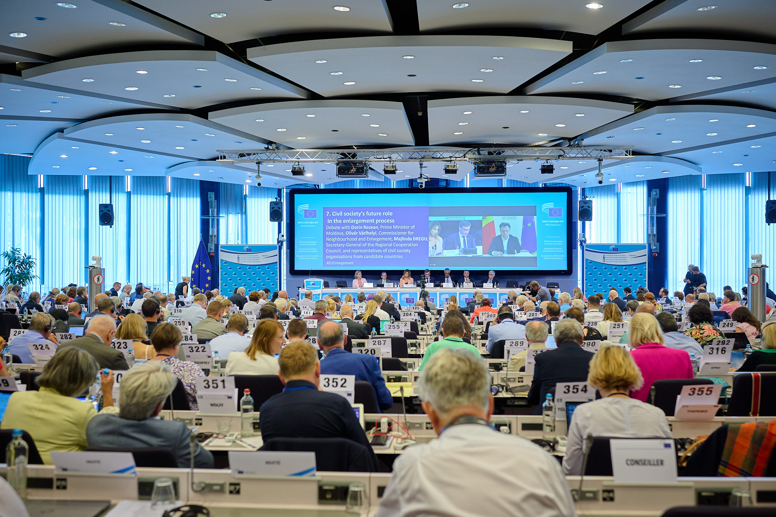 RCC Secretary General took part in the EESC 580th plenary session and a debate dubbed “The future role of civil society in the enlargement process