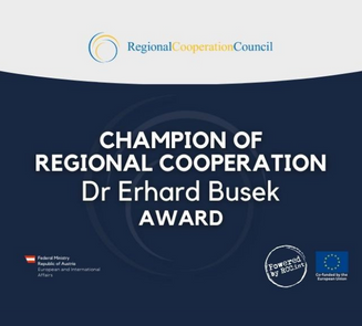 Champion of Regional Cooperation Dr. Erhard Busek Award