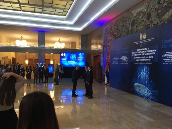 #RCC’s Head of Political Department Amer Kapetanovic (TW: amer_kap) attending in Belgrade Ministerial Conference on high-tech crime and cyber security “Connect Securely!”. Great hospitality of @NesaStefanovic, @policijasrbije and support of @WBIISG @DCAF @FCO. @rccint remains ready to support regional cyber security coherence. 