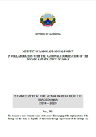 Strategy for the Roma  2014 - 2020 - Former Yugoslav Republic of Macedonia