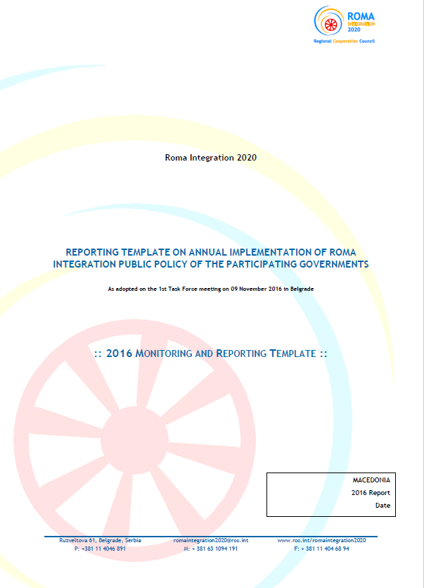 The Former Yugoslav Republic of Macedonia Annual Report for 2016