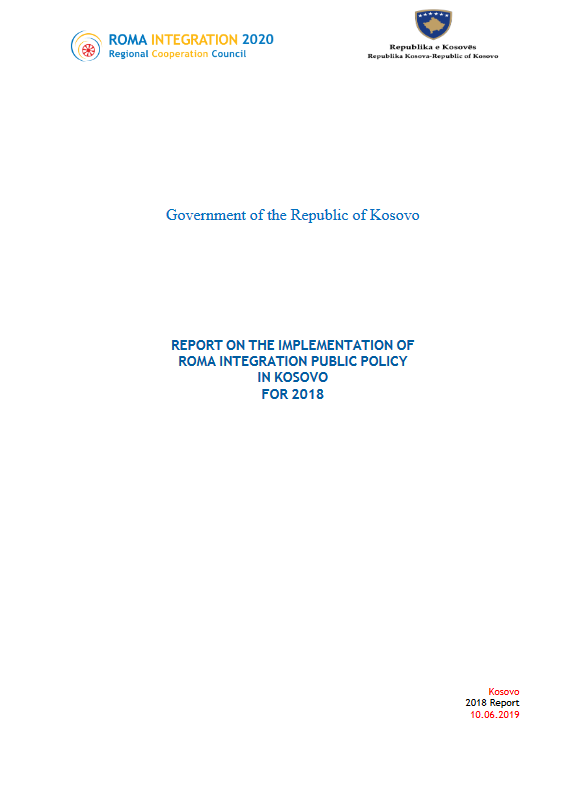 Kosovo* Annual Report for 2018