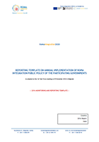 Template for Report on the Implementation of the Roma Integration Public Policy