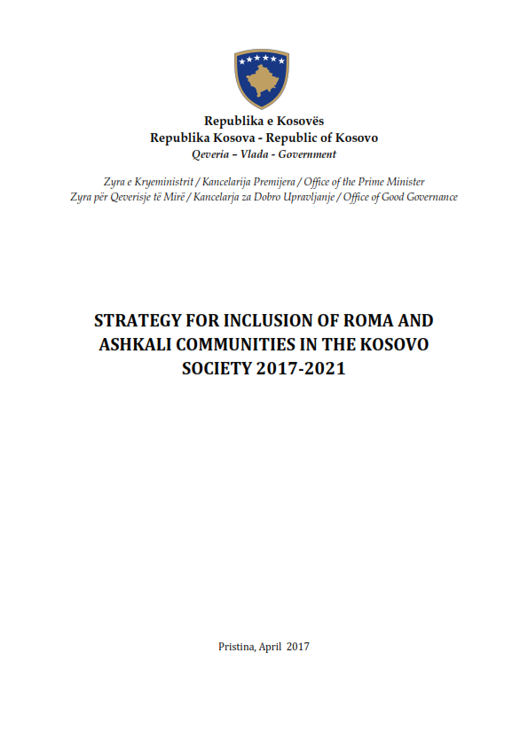 Strategy for Inclusion of Roma and Ashkali Communities in the Kosovo* Society 2017-2021 - Kosovo* 