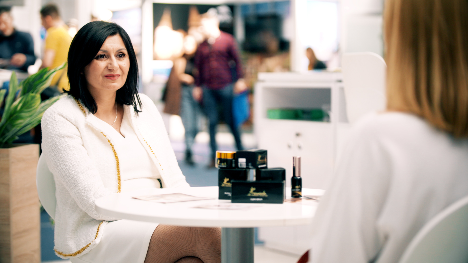 Miroslava Živanović, Roma entrepreneur, who started her own production of natural, organic products for skin and body care - Krasula 