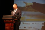 Orhan Usein, Head of Office of RCC's Roma Integration Project addressing at the Rolling Film Festival (photo: Rolling Film Festival)