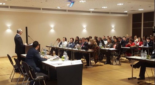 RCC Secretary General Goran Svilanovic opening regional workshop on monitoring and reporting, organised by RCC’s Roma Integration 2020 (RI2020) Action Team in Vienna, 12-13 December 2016 (Photo: RCC/Alma Arslanagic Pozder)