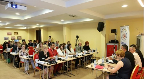 Participants of the “Holistic Approach to Housing for Roma in the Enlargement Region” conference, organized by the Regional Cooperation Council (RCC)’s Roma Integration 2020 (RI2020) Action Team, in Bar (Montenegro), on 31 May 2018. (Photo: RCC/Radonja Srdanovic)