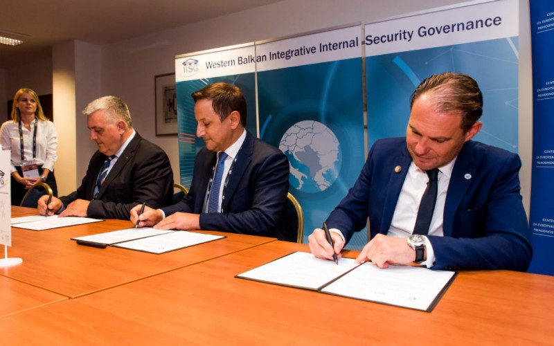 CEP, DCAF and IISG signed Memorandum of Understanding for tighter cooperation, Photo by: Centre for European Perspective (CEP)
