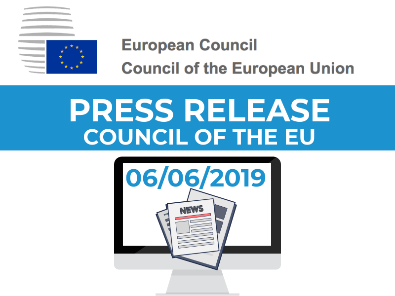 Photo: Council of the EU - Press release 06/06/2019