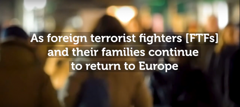 Photo: Screenshot (Source: RAN Film - Foreign terrorist fighters (FTFs) and their families)