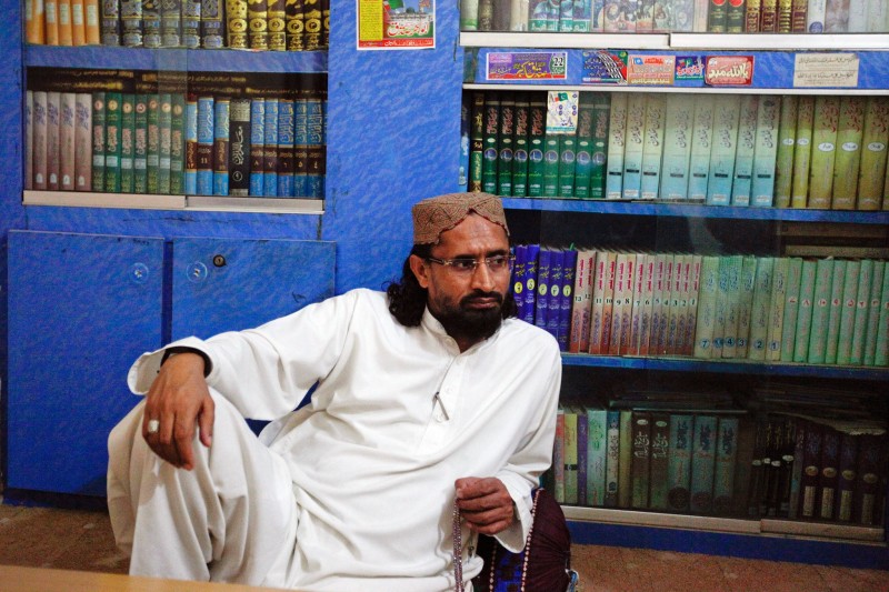 Aurangzeb Farooqi, a leader of a radical group called Ahle Sunnat Wal Jamaat, in Karachi, Pakistan, in 2013. A Pakistani court cleared him to run for office despite accusations that the group has ties to militants. Photo Credit Akhtar Soomro/Reuters.