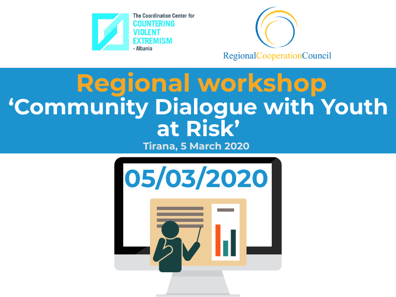 Photo: Event announcement: Regional workshop: ‘Community Dialogue with Youth at Risk’ , Tirana, 5 March 2020