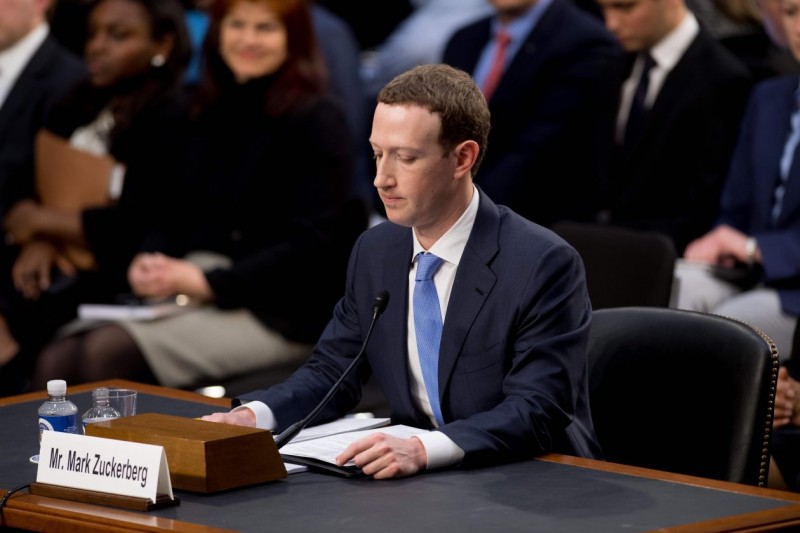  Facebook founder and CEO Mark Zuckerberg testifies on Capitol Hill in April. Photo: saul loeb/Agence France-Presse/Getty Images 