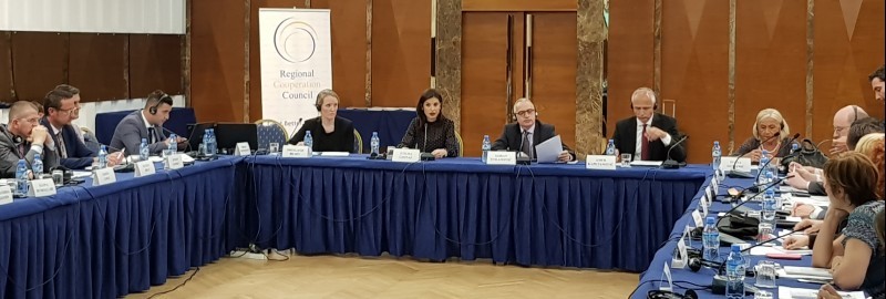 Participants of the Workshop on Cooperation of Region’s Judiciary in dealing with Terrorism and Violent Extremism, held in Tirana on 30 May 2018. (Photo: RCC/Natasa Mitrovic)