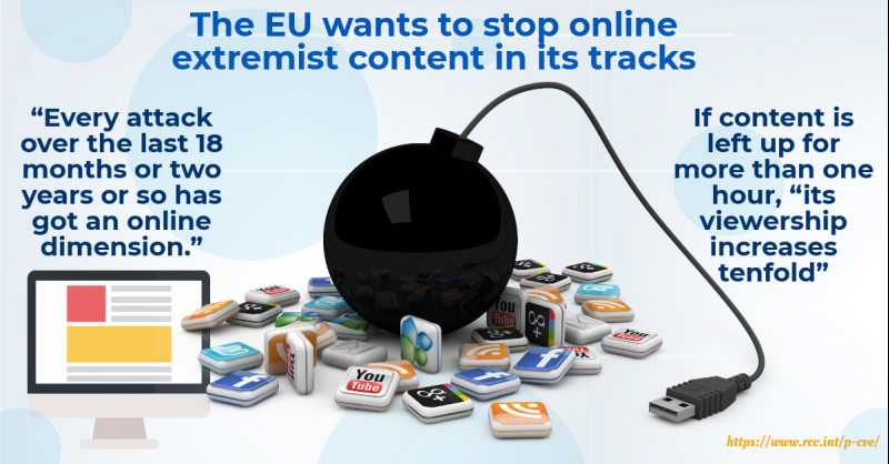 Photo: The EU wants to stop online extremist content in its tracks 