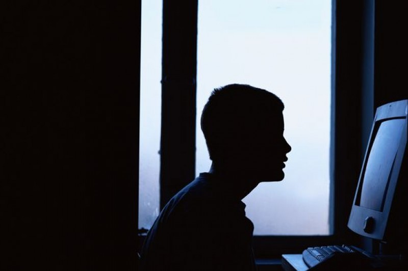 Photo: Getty images - Stock image of teenage boy on laptop 