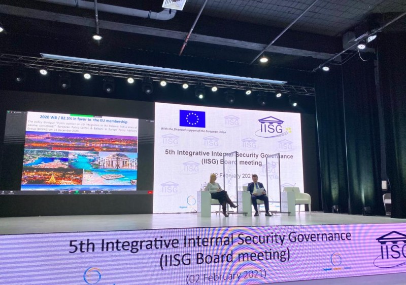 5th meeting of the IISG Board was held for the first time under the RCC umbrella in Sarajevo on 2 February 2021 (Photo: RCC/Emina Basic) 