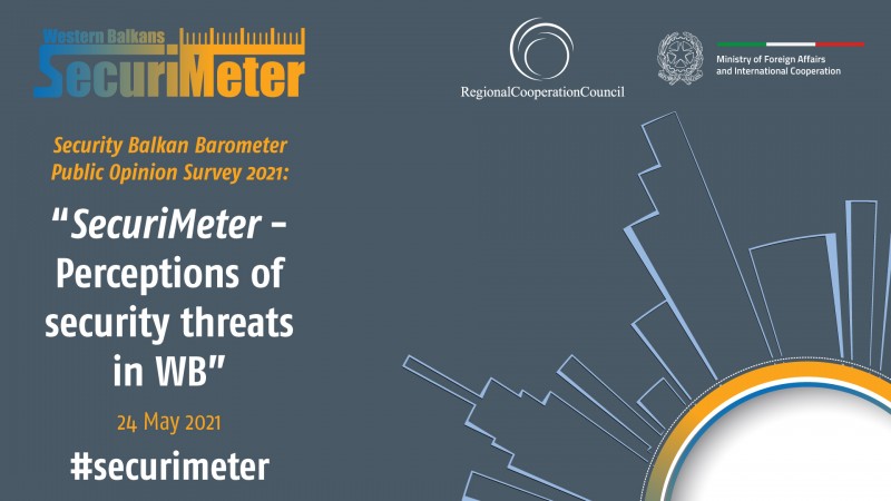 RCC to present Western Balkans SecuriMeter - the first-ever regional Public Opinion Survey on Security #SecuriMeter