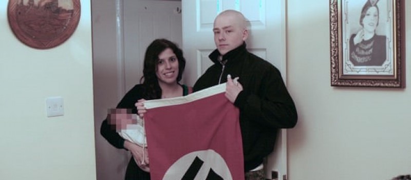  Photo: Claudia Patatas and Adam Thomas, who gave their child the middle name Adolf in admiration of Hitler. Photograph: PA 