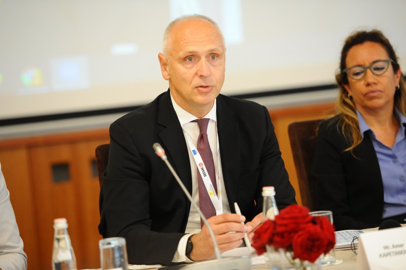 Amer Kapetanovic, Head of RCC Political Department addressing the high-level meeting on small and light weapons control held in Tirana on 21-22 June 2023 