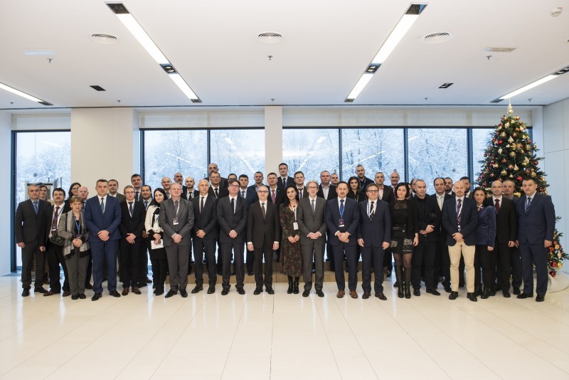 Participants of the Second Regional Coordination Conference for Counter-Terrorism and Prevention and Countering Violent Extremism in South East Europe in Brdo pri Kranju, Slovenia, on 30 November 2017 (Photo: RCC/ Bor Slana)