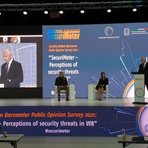Photo: RT @amer_kap - We have officially launched findings of the first public opinion survey on a wide range of security issues in the Western Balkans. #Securimeter conducted in January and February among 6,045 respondents across #WesternBalkans. See more: https://rcc.int/securimeter/