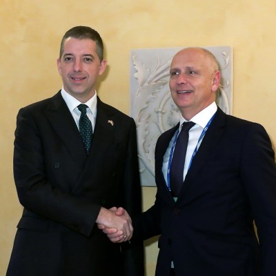 RCC Secretary General Amer Kapetanovic and Marko Đurić, Minister of Foreign Affairs of Serbia met at Munich Security Conference on 14 February 2026 (Photo courtesy of Ministry of Foreign Affairs of Serbia)
