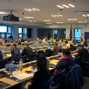 Representatives of the Western Balkans presenting developments in Open Science and Open Access policies in their economies at the 5th meeting of the EU network of National Points of Reference on Scientific Information (NPR) (Photo: RCC)