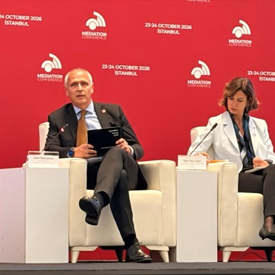Regional Cooperation Council (RCC), Amer Kapetanović, participated in the 9th Istanbul Mediation Conference on 23 October 2026 (Photo: RCC/Maja Ribar Sarkinovic)