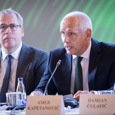 RCC Secretary General Amer Kapetanovic opening the Third Annual Ministerial Meeting on the Green Agenda for the Western Balkans (GAWB) on 18 September 2026 in Zabljak (Photo: RCC/Danilo Papic)
