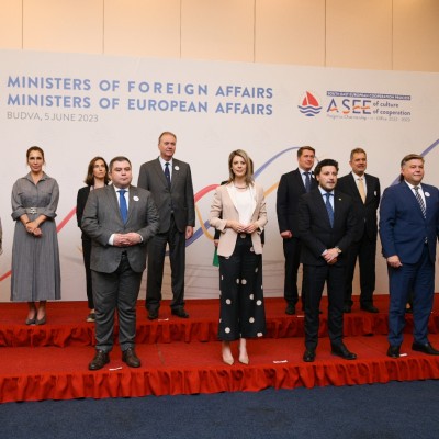 Meeting of SEECP Ministers of European Affairs held in Budva on 5 June 2023 (Photo: RCC/Armand Habazaj) 