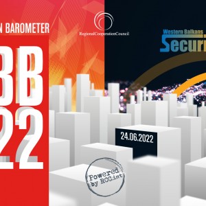 Launch of RCC's 8th edition of Balkan Barometer and second edition of SecuriMeter surveys to take place on 24 June 2022 in Brussels (Design: RCC/Samir Dedic)