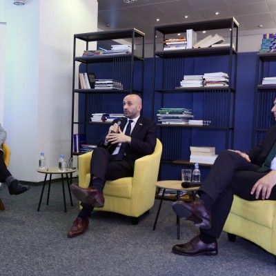 The Regional Cooperation Council (RCC) hosted French Minister Delegate for Europe Benjamin Haddad for a visit to the RCC Secretariat in Sarajevo (Photo: RCC/Jasmin Sakovic)