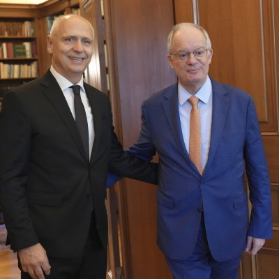 RCC Secretary General Amer Kapetanovic met with Konstantinos Tassoulas, President of Greece, in Athens on 13 June 2025 (Photo: RCC/Haris Akriviadis)