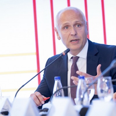 
RCC Secretary General Amer Kapetanovic at the Berlin Process Economy Ministers’ Meeting on 30 September 2026 (Photo: Danilo Papic/RCC)