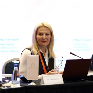 RCC Deputy Secretary General Tanja Miscevic at the Ministerial conference dedicated to identifying A Way Forward on Gender Equality in the Defence Sector in the Western Balkans, on 7 December 2021. The conference was organized by UNDP SEESAC, together with the Ministry of Defence of Montenegro