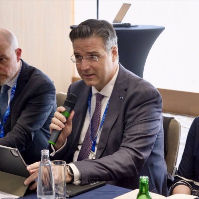 RCC's Head of Political Department Pavle Jankovic at the RCC co-hosted panel on the sidelines of GLOBSEC, in Prague on 22 May 2026 (Photo: GLOBSEC) 
